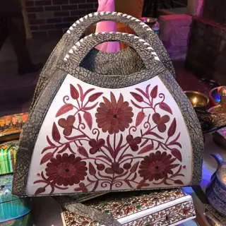 Kashmiri Hand‑Embroidered Handbag